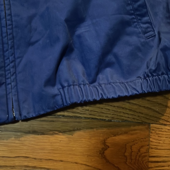 Vintage 90's bright blue w/red Polo Ralph Lauren Cotton Windbreaker sz XL - Picture 3 of 12